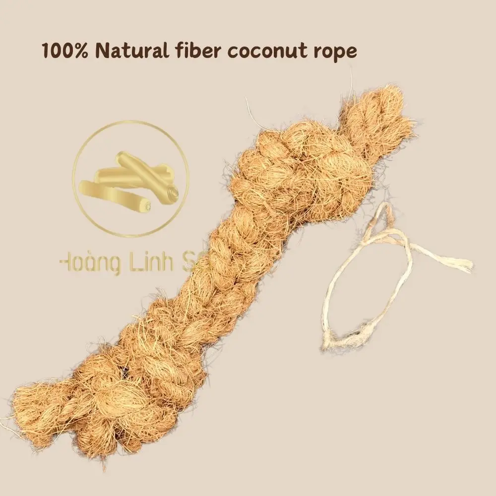 Wholesale Natural Coconut Fiber Dog Chew Toy Durable Training Pet Toy from Vietnam Hoang LINH SG +84 797 415 298 Sara
