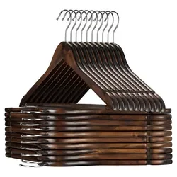 FMH063 wholesale Low Price Custom Wooden Hangers vintage Cloth scarf pant dress coat wooden hanger Hanger Wood