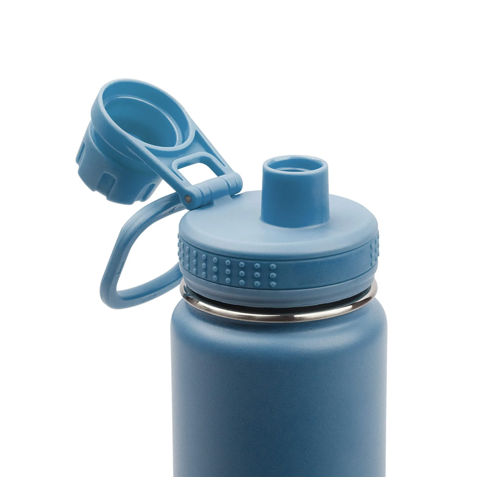 Custom 800ml Sports Water Bottle with Straw for Camping Hiking Outdoor Plastic Solid Colors Sports Water Bottle