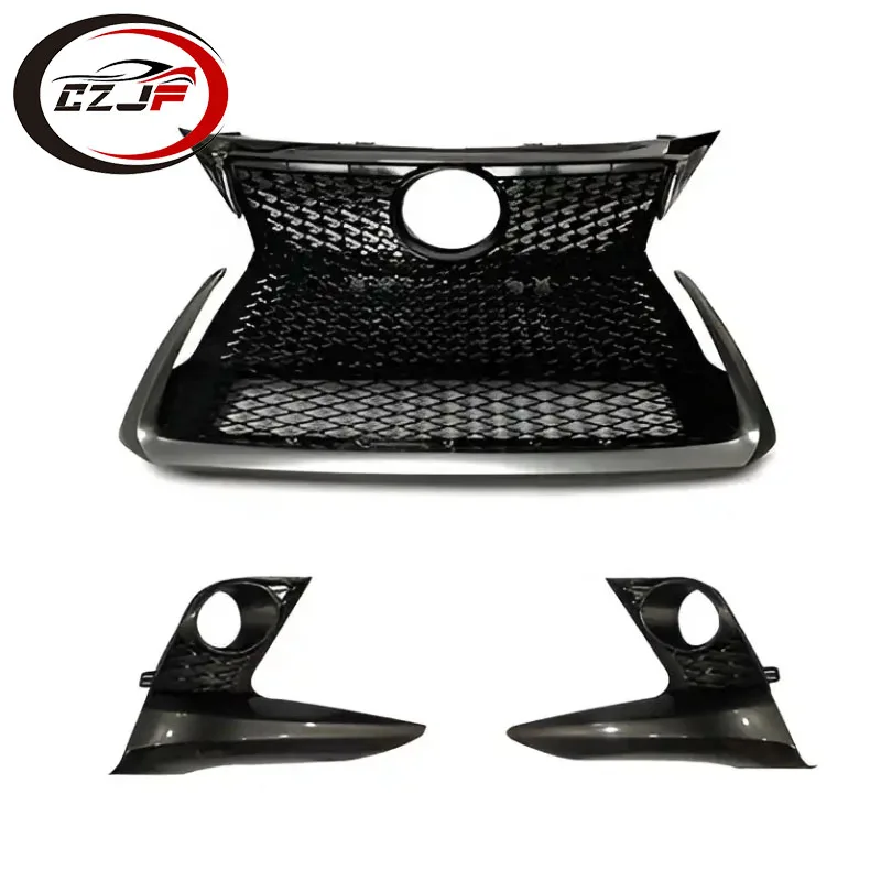 CZJF Car BodyKit Front Griile Front Bumper for CT200H 2012 2015 2016 Upgrade F-Sport CT