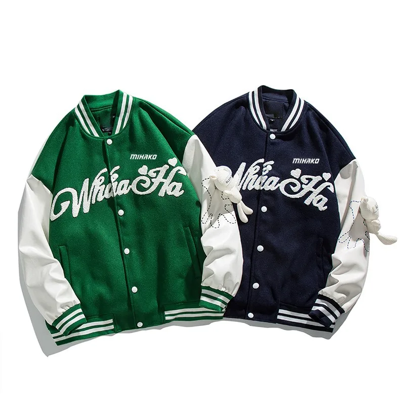 Unisex American Style Varsity Letterman University College Baseball Jacket