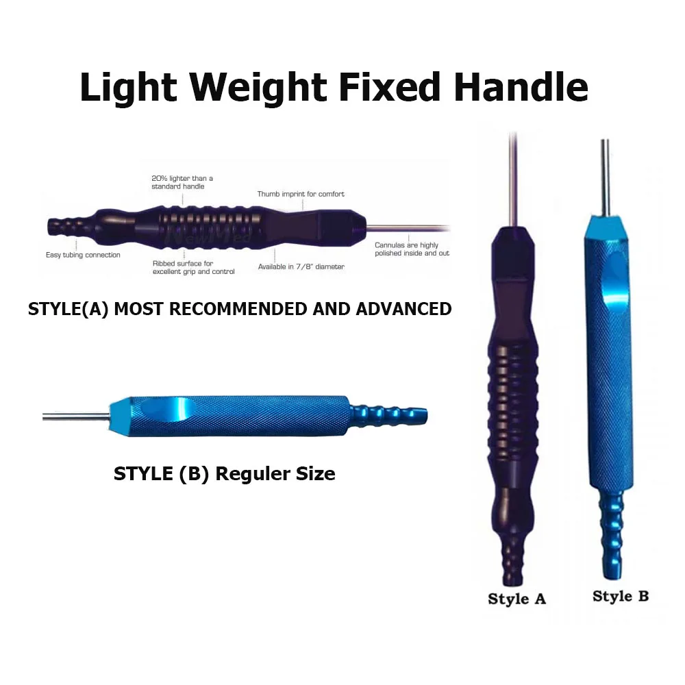 Top Seller Pyramid Style Three Port Fixed Super Handle Cannula Liposuction Cannulas & Accessories