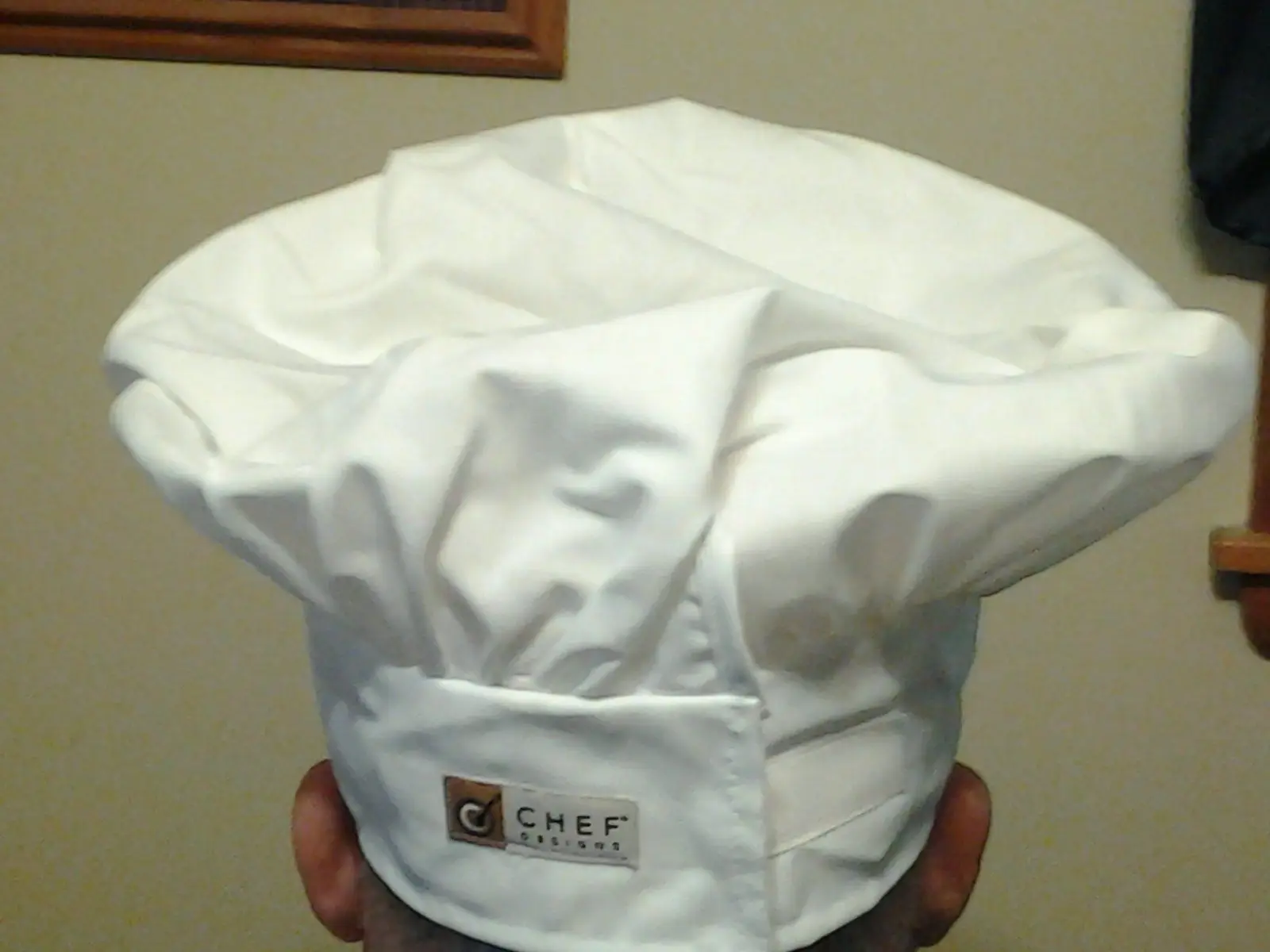 Cotton classical kitchen cooking chefs hat fashion printed uniform supplier promotional white chefs hat