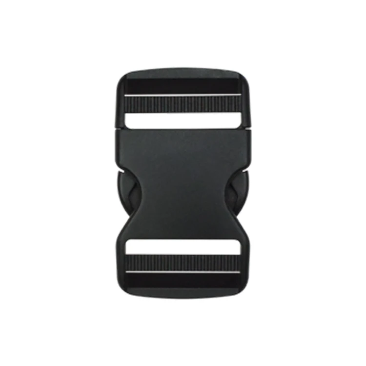 38mm Plastic Dual Adjustable Side Release Buckle SR Clip Webbing Adjuster for Backpack S1CD