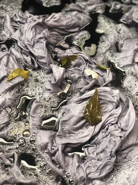 Top Favorite 100% Organic Cotton Short Sleeves Pyjamas Set Natural Green Tea Dye for Children Sleepwear