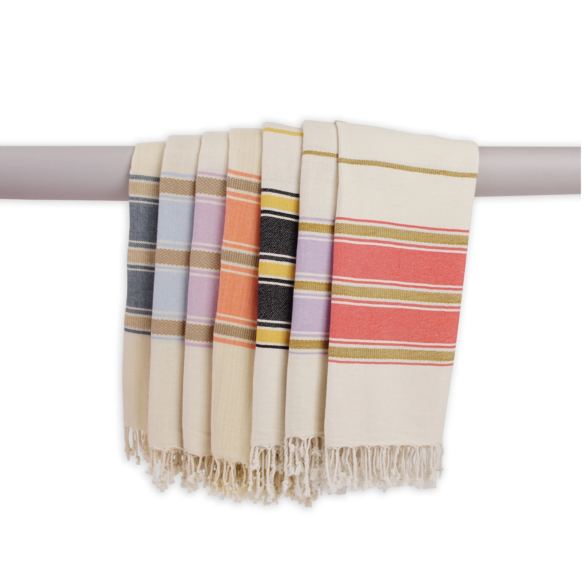 Quick-Dry Cotton Turkish Beach Towel Hammam Peshtemal for Spa Bathroom or Hotel Use Home Textiles from Turkey