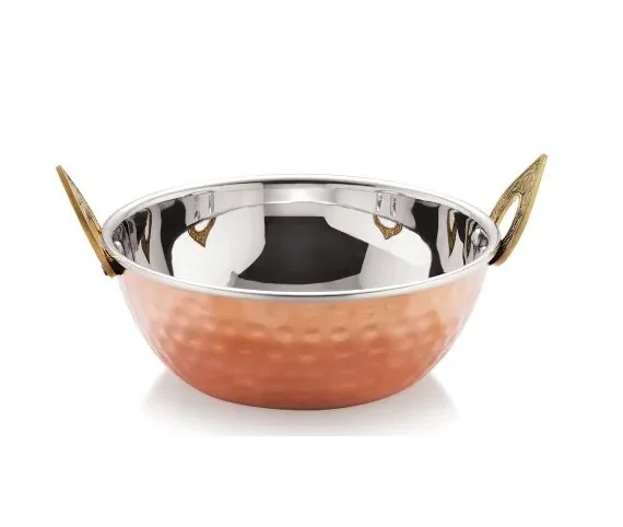 Pure copper hammered handi biryani latest multi size pot Copper Bottom Serving Cooking Pot bowl In Wholesale Cheap Price