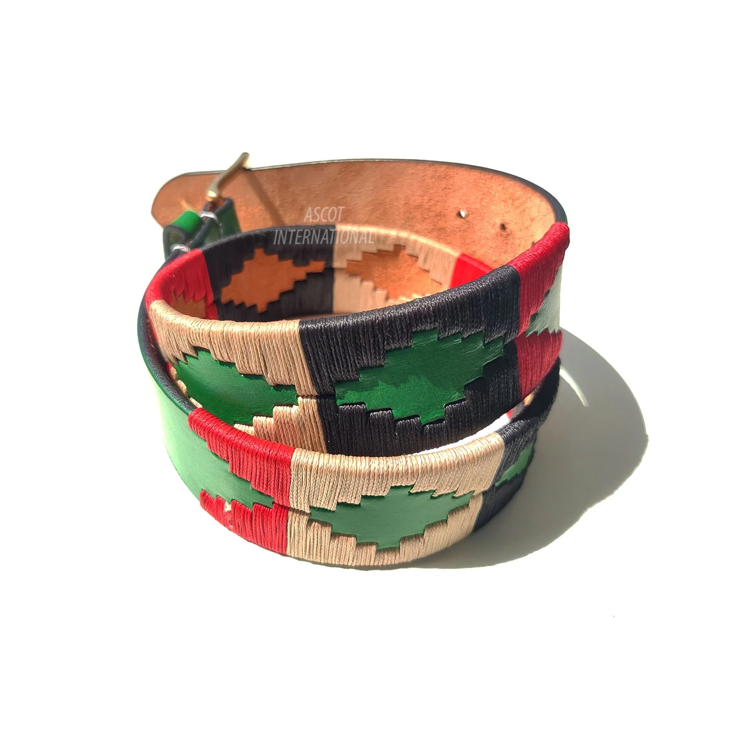 Custom Western Genuine Leather Polo Belt men women wholesale Fashion accessories cowboy style outdoor sports buckle steel