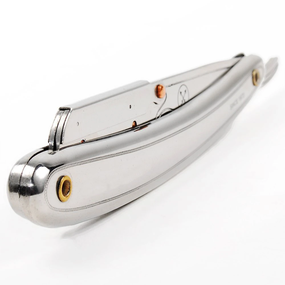 Professional Barber Razor Exposed/Regular Blade Straight Shaving Razor Salon Customize Color UD-BTY-185