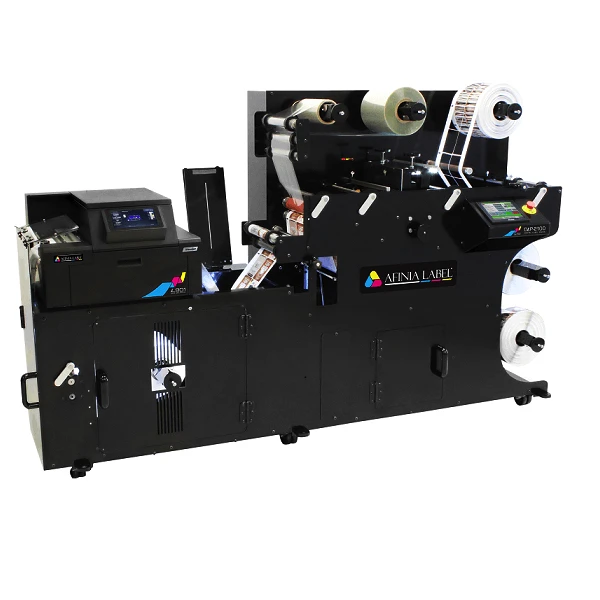 CMYK + WHITE Toner-Based Digital Label Printer