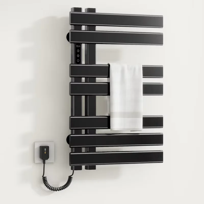 Modern Heated Towel Radiator Bathroom Wall-Mounted Towel Warmer Rack