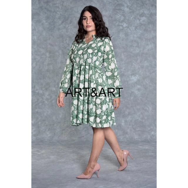 Wholesale Fast Custom Women Floral Dress Summer Vacation Square Neck Off Shoulder Draped Waist Floral Pattern Printed Mini Dress