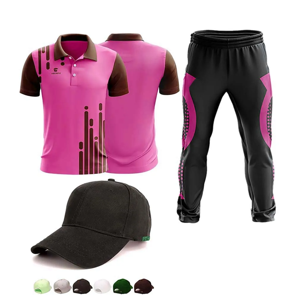 Вид, увеличенное изображение, для сравнения, оптовая продажа, форма для крикета, сублимационная форма с короткими рукавами и бейсбольная кепка, униформа для молодежи