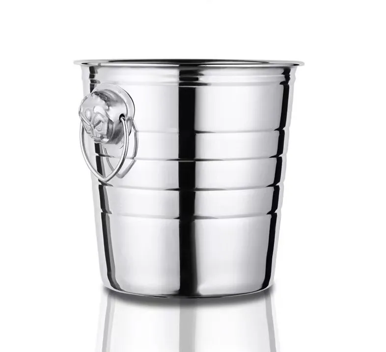 Outdoor Beverage Tub Stainless Steel Whiskey Beer Wine Chiller Champagne Cooler Bucket