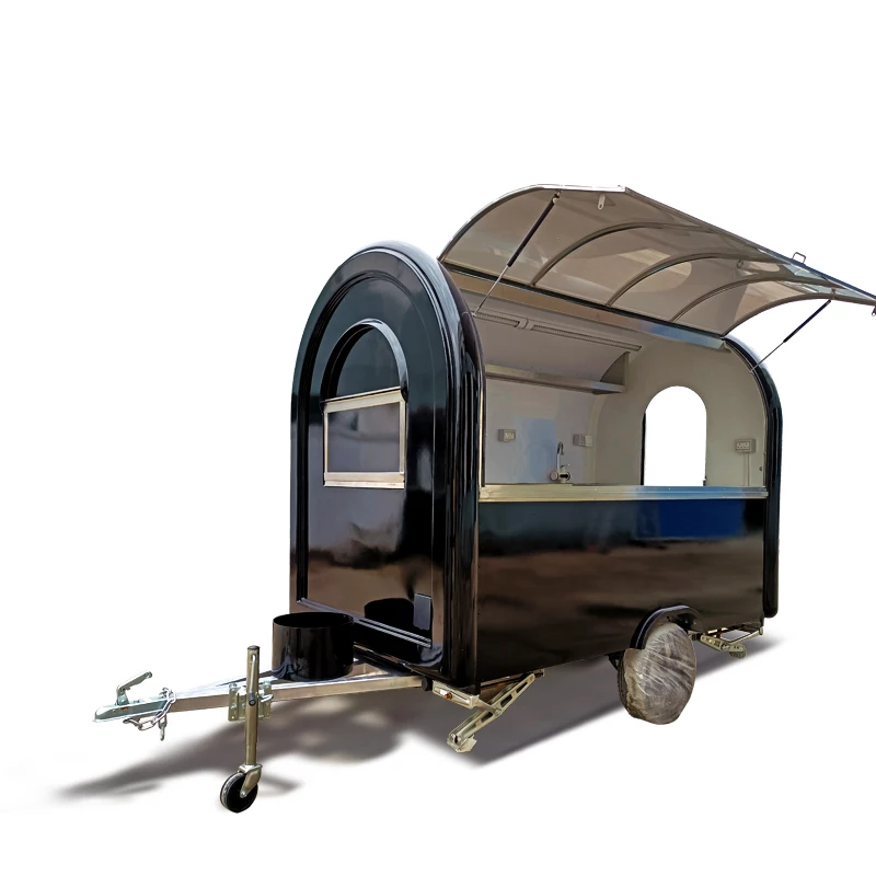 Mobile Food Trailer Street Mobile Food Cart Austria Factory Mobile Food Truck for Sale Steel American