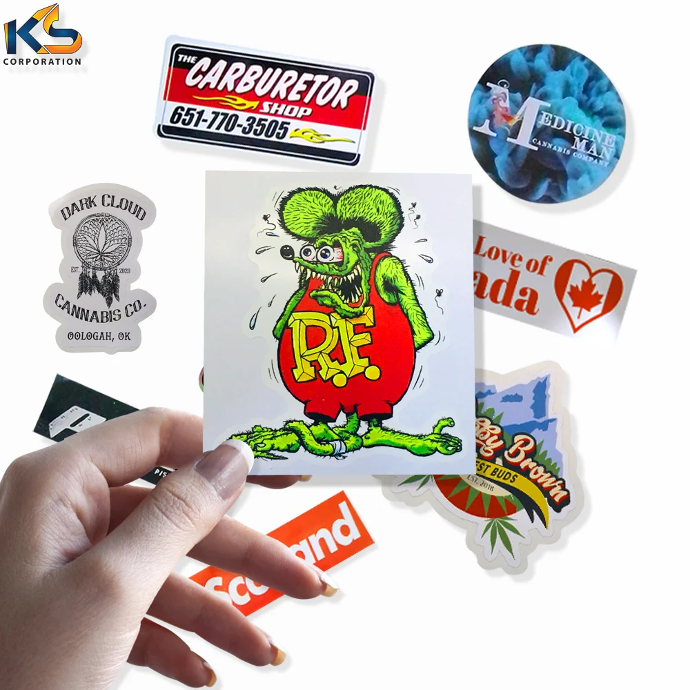 Custom Rat Fink Monkey Decal Stickers For Car, Lockers, Sell Phone, Water bottle Decoration Stickers