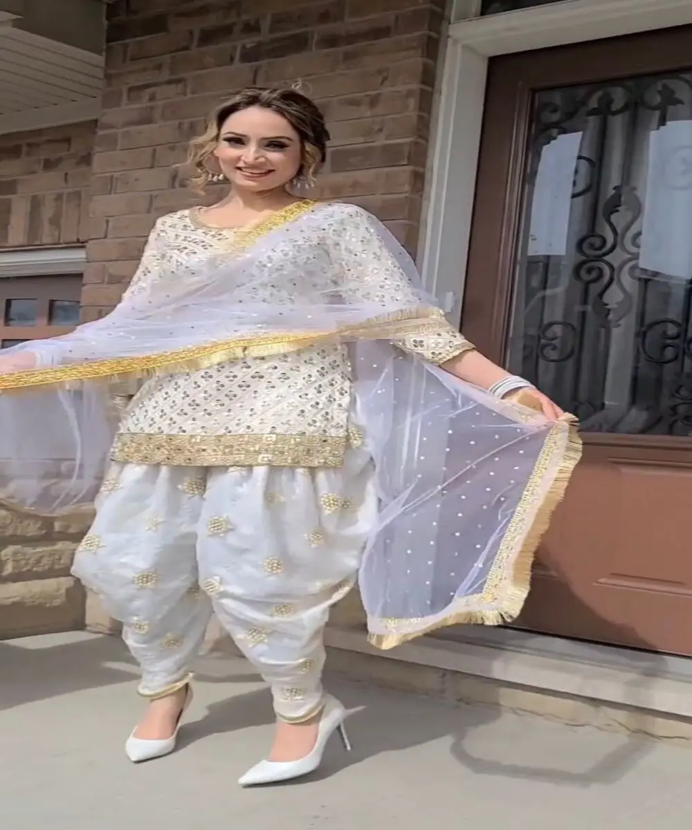 Designer Salwar kameez suit Dupatta Indian Pakistani ladies women wear stone work silk net wholesale sleeve korean sleeved