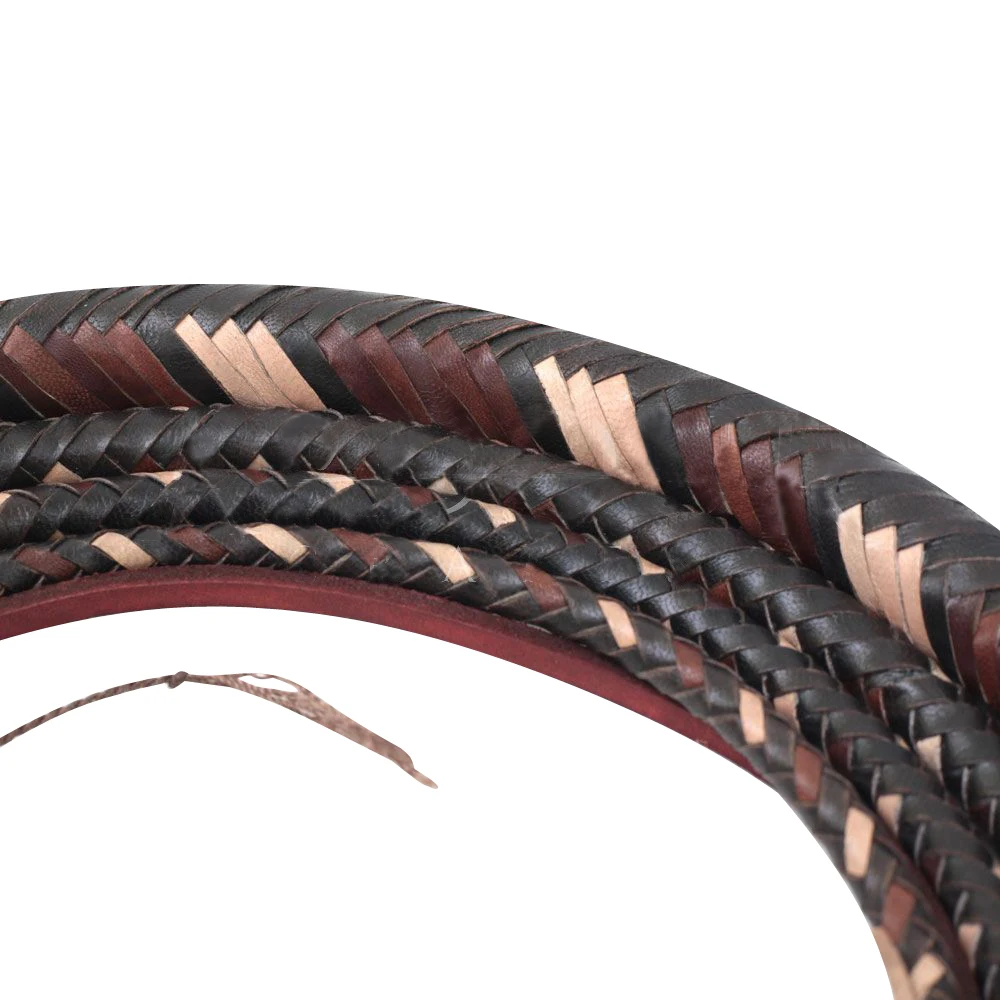 Cow Hide Leather & Snake Whip 4, 5, 6,8,10,12,14 and 16 Feet 12 Strands Leather Horse riding Long Hunters Custom Design Bull