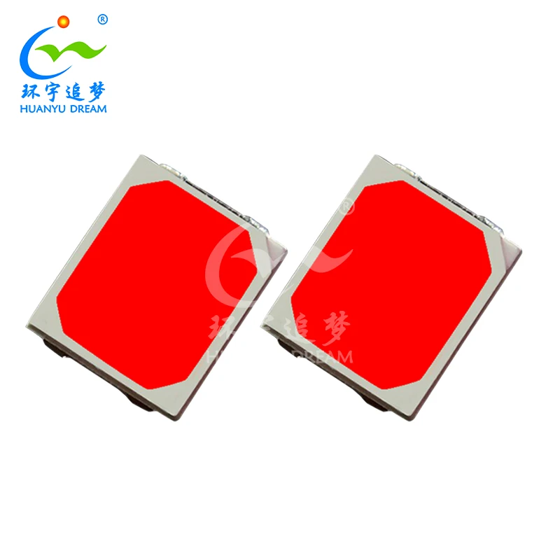 3V 150mA 2835 Phosphor Color 660nm 665nm 620nm Chip SMD 2835 Phosphor Red LED