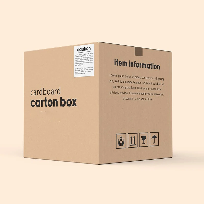 Good Quality Packaging Small Corrugated Custom Kraft Candle Shipping Box Printed Boxes