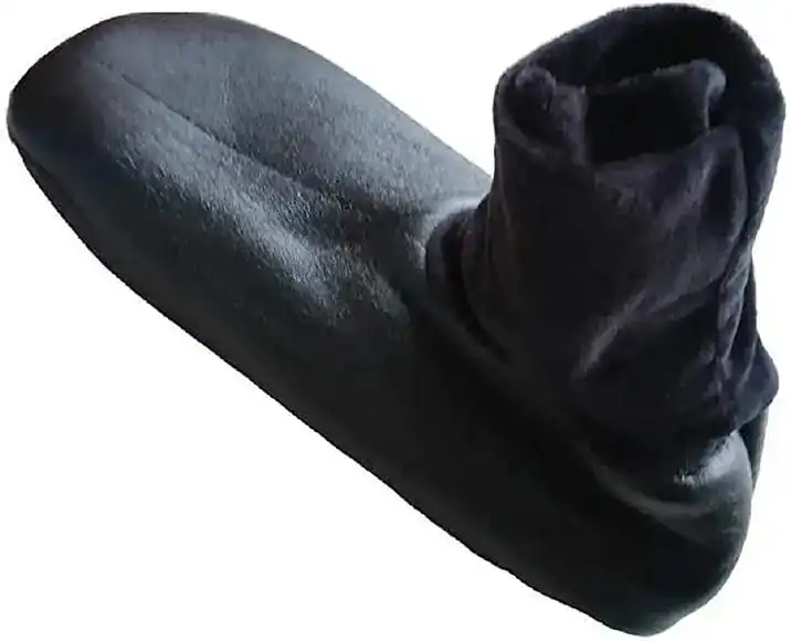 New design Black leather Khuffs footwear winter socks for muslim. namaz. wudu