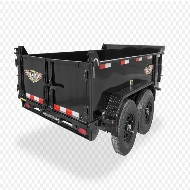 In Stock 2 Axles Hydraulic Farm Tipping Tractor Trailer for Farm Transportations Fast Delivery Available