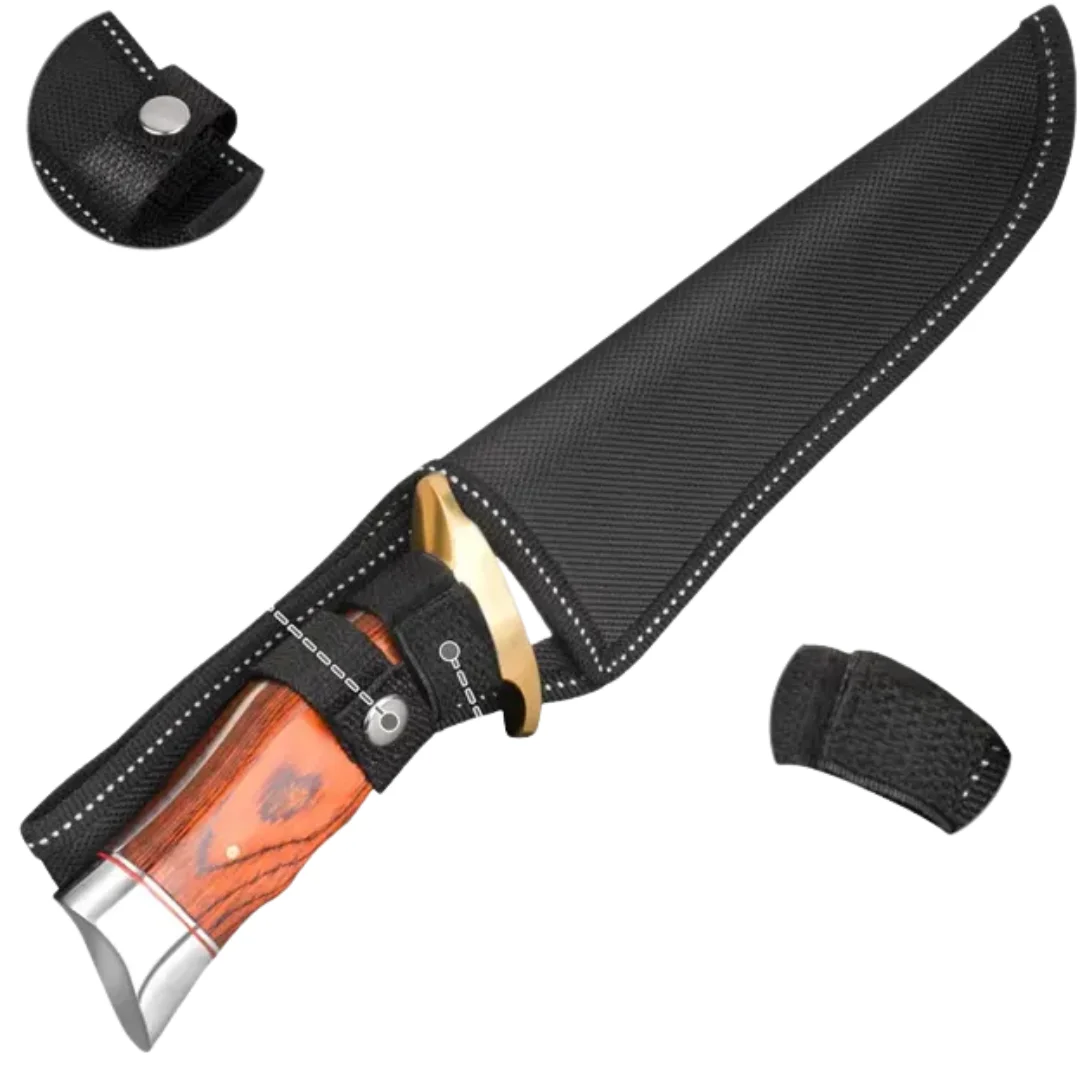 Top Selling 12 Inches Bowie Knife with Sheath High Quality Fixed Blade Hunting Knife for Hunting and Camping