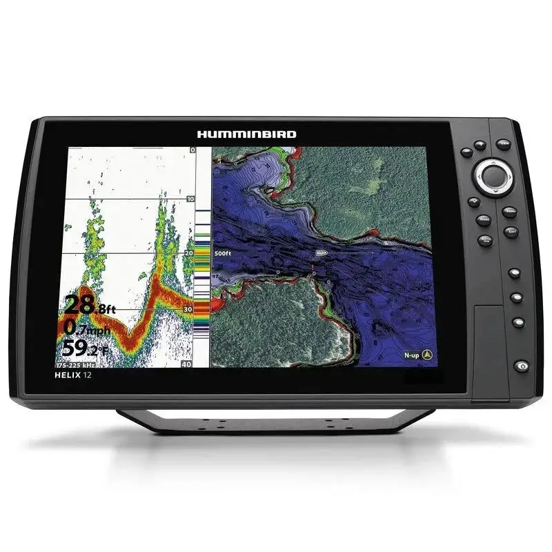 Superb Discount New Humminbird HELIX 12 CHIRP MEGA SI Fishfinder GPS Combo G3N w Transducer