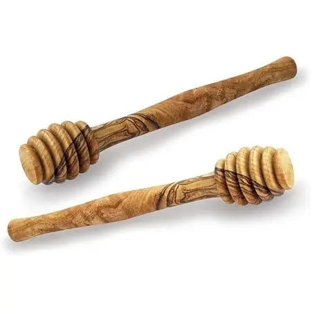 Best selling wooden honey dipper spoon factory natural customized logo restaurant supplier manufacture from india