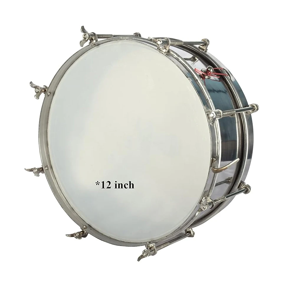 Музыкальные инструменты Kannan 1 шт. боковой барабан (S.S) 12 дюймов оптовая продажа Марша марша бас-барабан