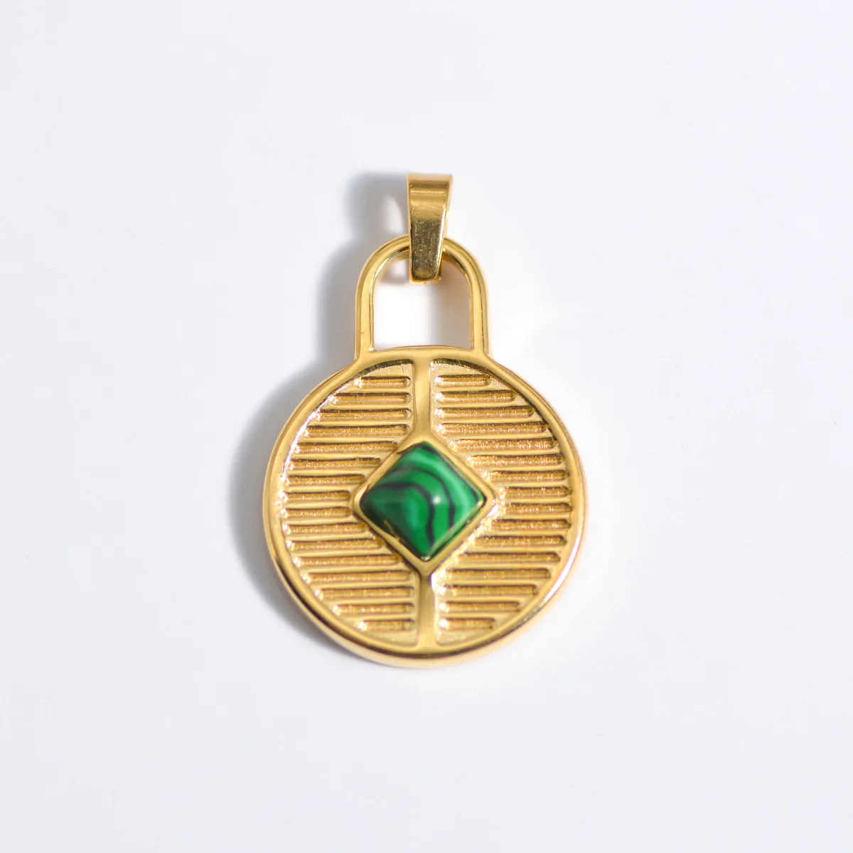 18K Real Gold Plate Stylish Unique Design Evils Eye Series With Colorful Cubic Zirconia Cz Brass Palm Charm Necklace Pendant /