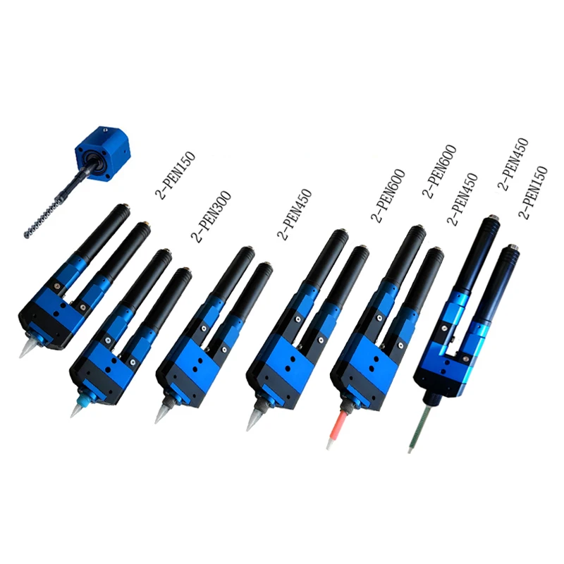 Double component dispensing valve or dual dispenser used for high viscosity glue mix