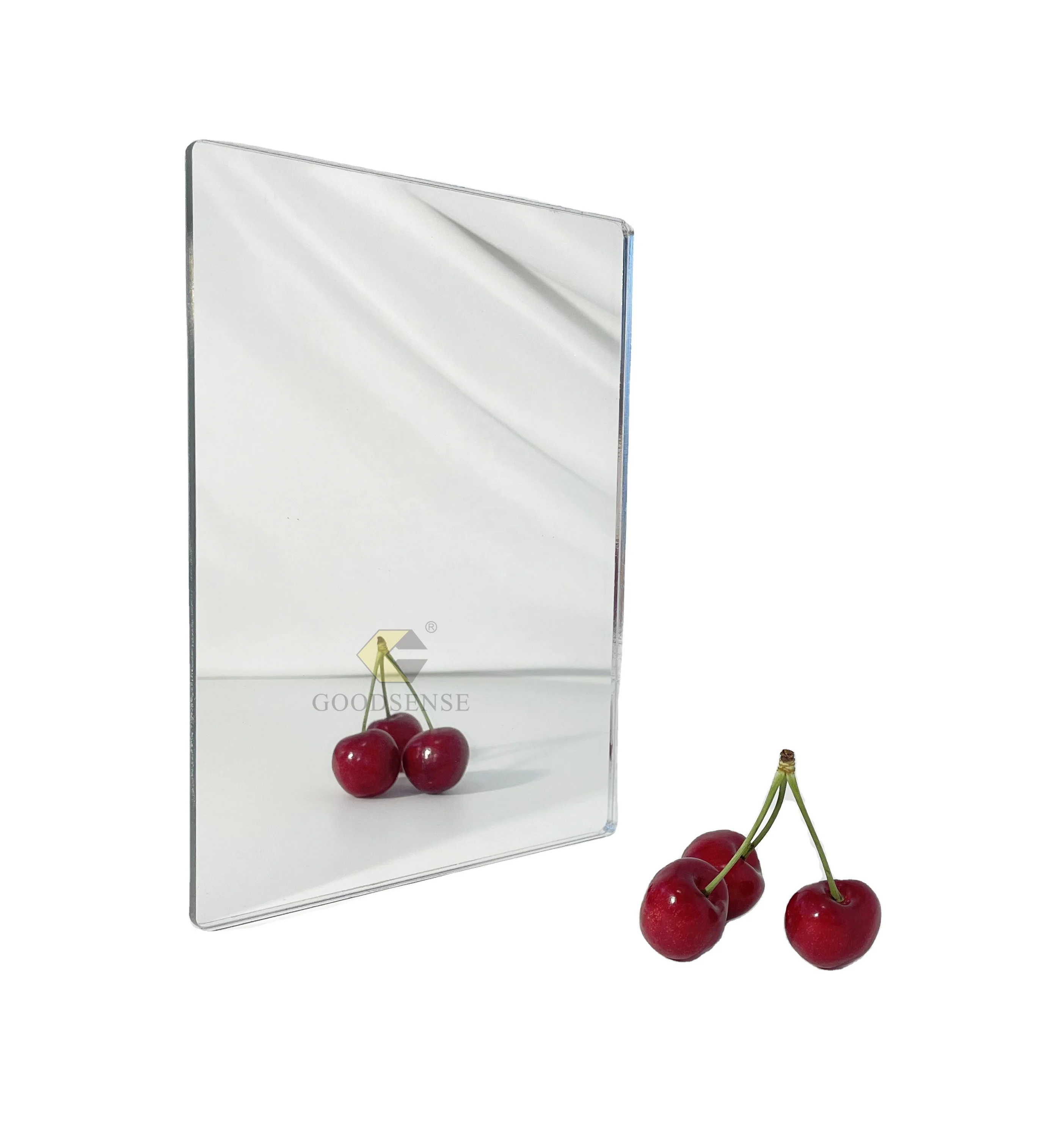 Goodsense Acrylic Custom One Way Mirror Manufacturer Glassless First Surface Plexiglass Flexible Tile Mirror for Laser Engraving