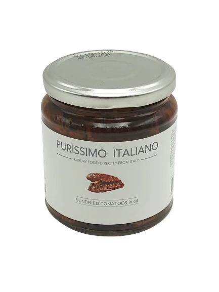 Top Quality Italian Flavour 212 ml Sundried Tomatoes in Sunflower Oil  for luxury restaurants