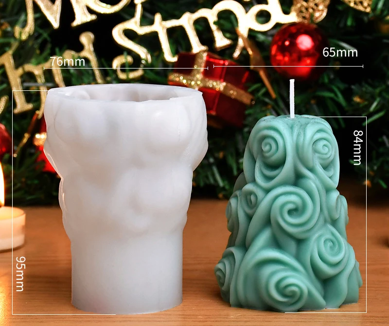 New Ideas DIY Candle Silicone Mold Handmade DIY Gift Aromatherapy Candle Molds