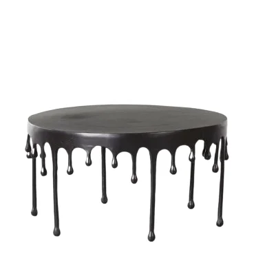 Marble Rounded Top Side Table Indian Handcrafted Living Room Interior Decoration Home Bedroom Sofa Metal Side Table