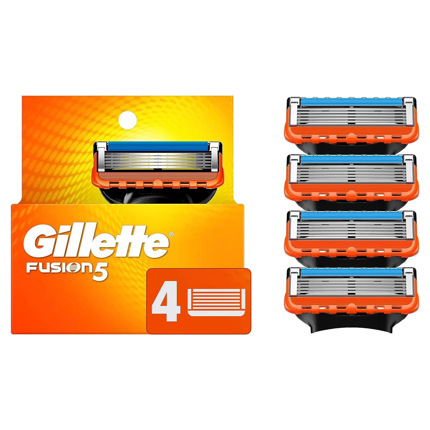 2024 Premium Quality Comfortable Gillette Mach3 Razor Blades for Men - Pack of 12 Pieces Stay Sharp Stronger Than Steel