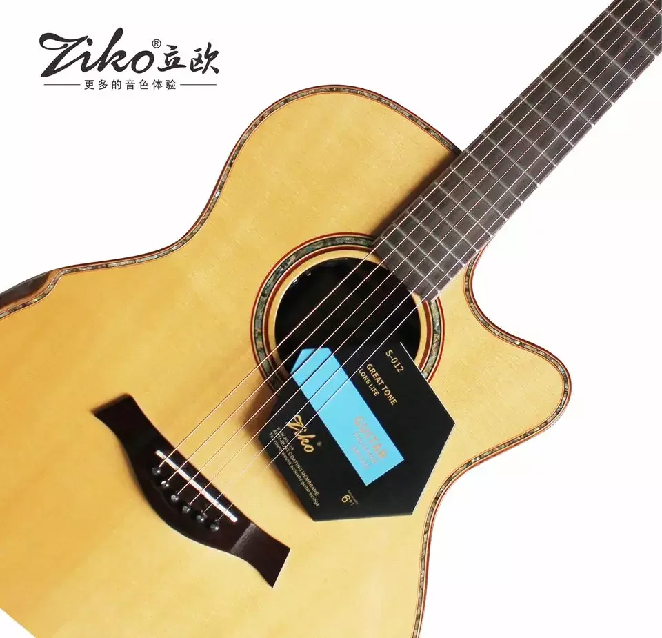Wholesale Factory Directly  S-012 Guitar Accessories Phosphor Bronze Exterior Acoustic Guitar Strings for sale