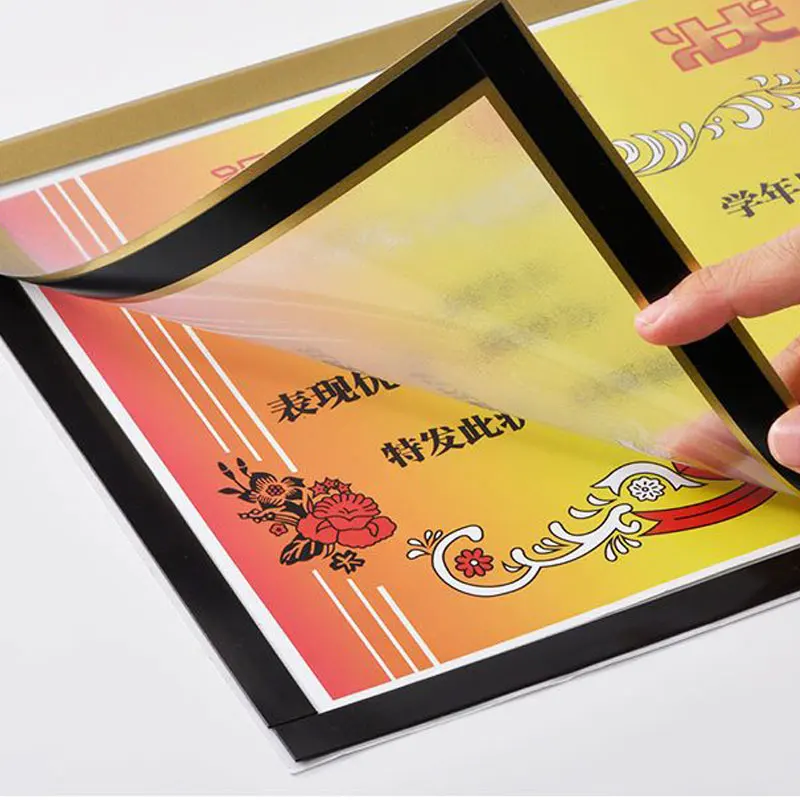 A4 Magnetic Document Holder Picture Frame Sign Window Removable Adhesive Back Multiple sizes available