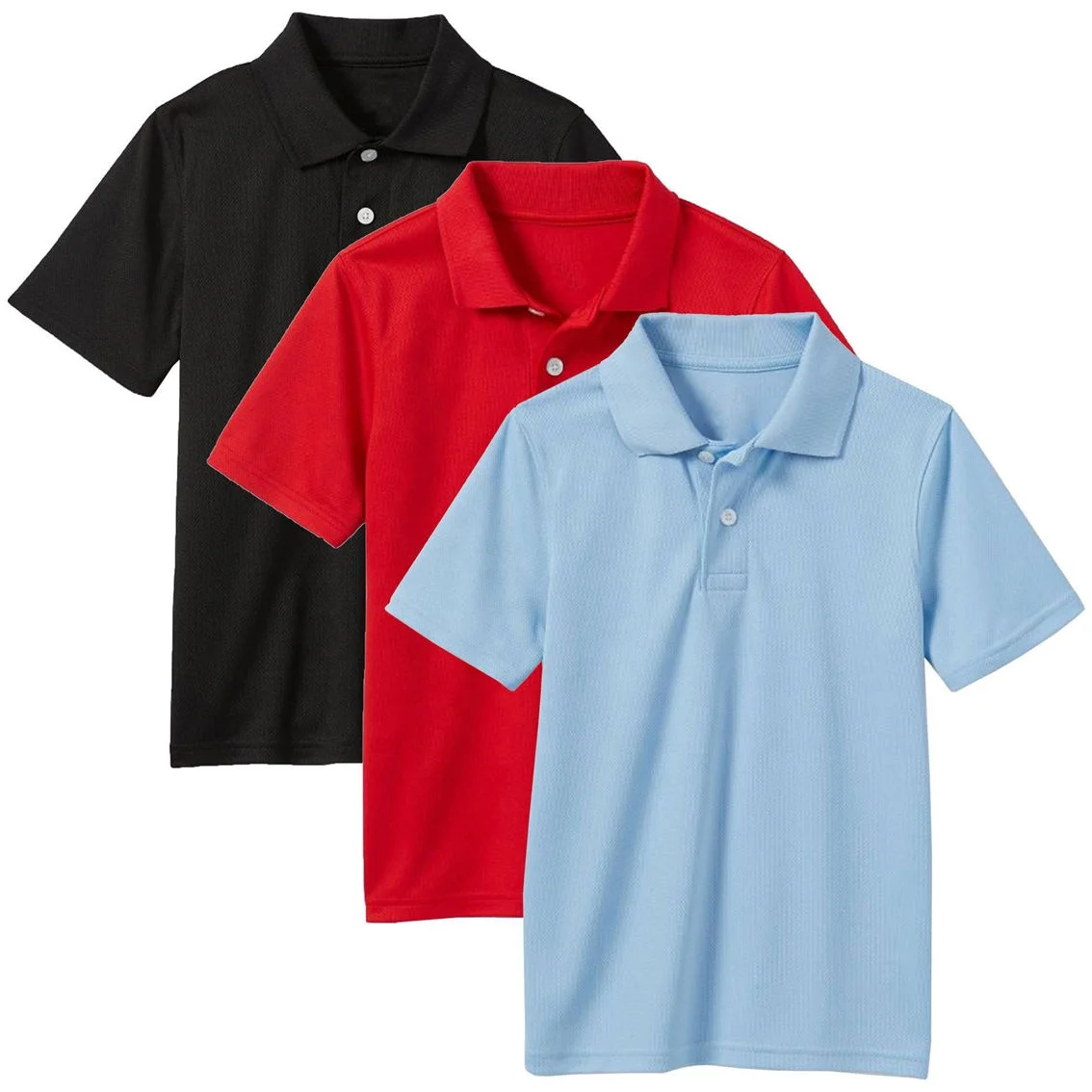Boys  Short sleeve 100% Cotton 180gsm OEM Bangladesh Factory Exclusive Children Polo Shirts