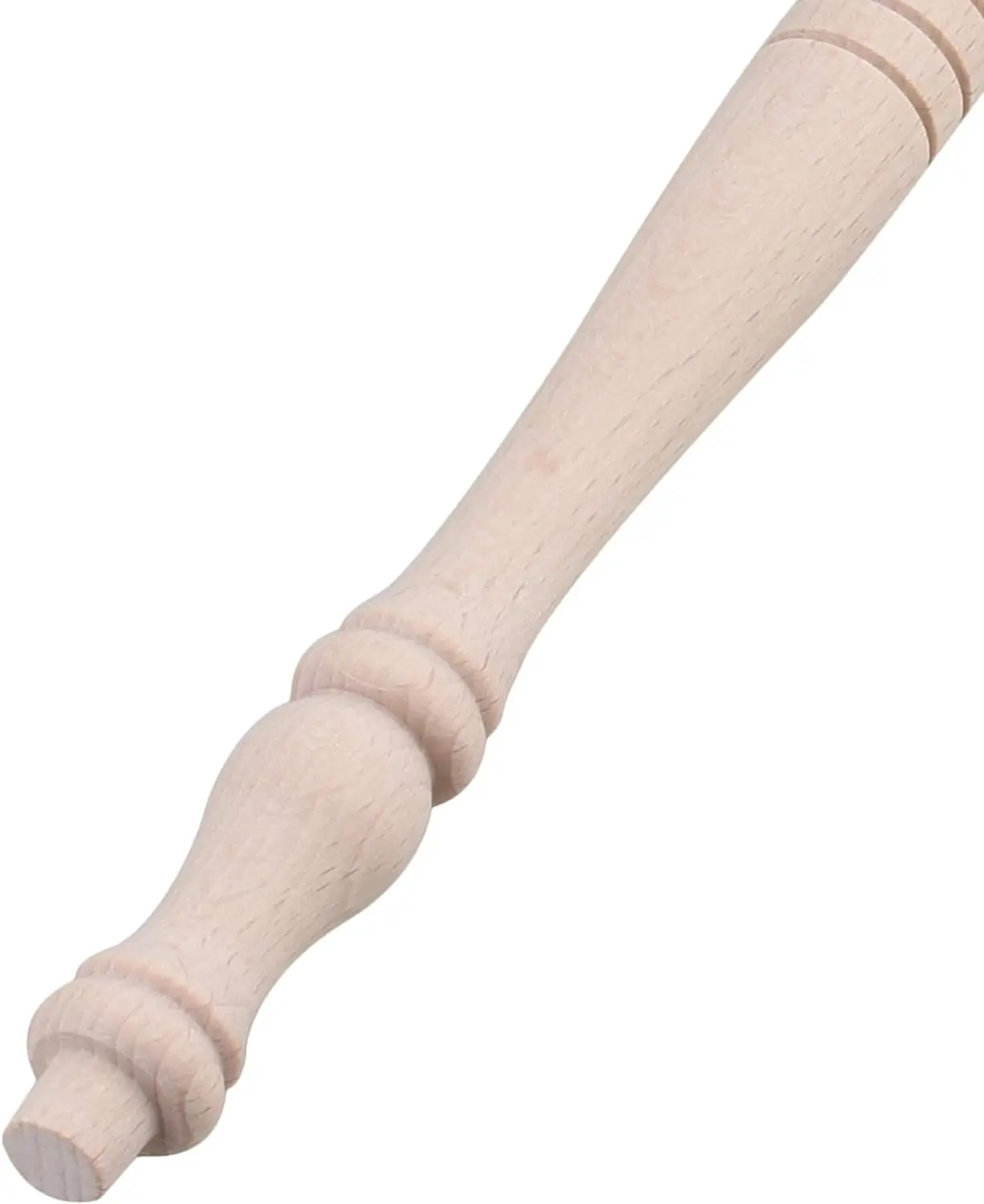 Wood Spindles 10.82inch/27.5cm Length Unpainted Baluster for Home Decorative Craft Set of 4