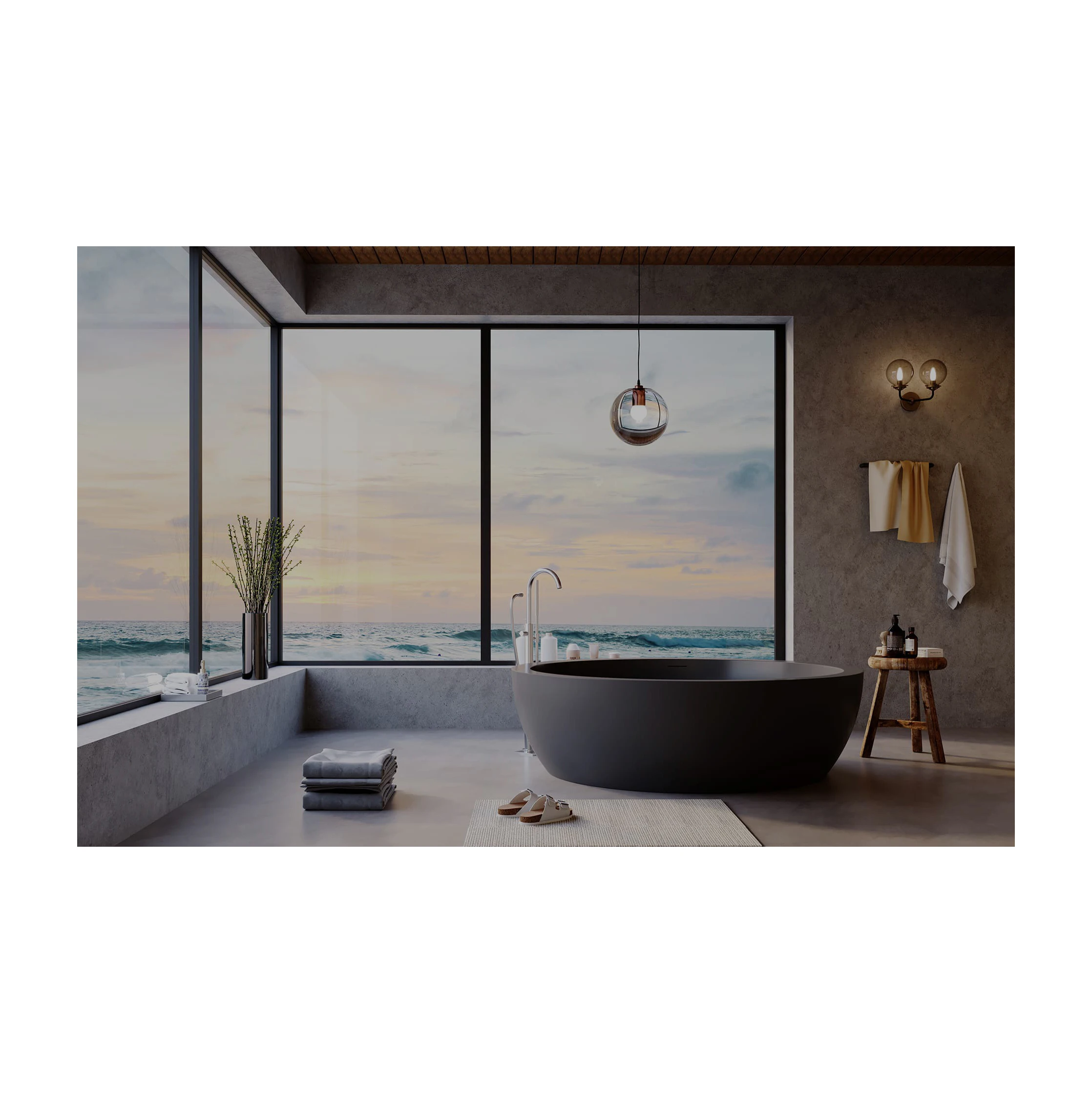 Freestanding Floor Mounted Brass Matte Black Bathroom Bathtub System Kit Waterfall Spout Bathtub Shower Faucet Mixer Set