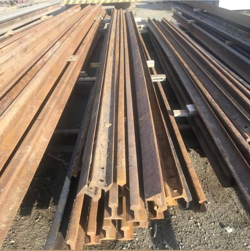 Iron and Steel Used Rails HMS 1/ 2 Scrap/ Metal Scrap