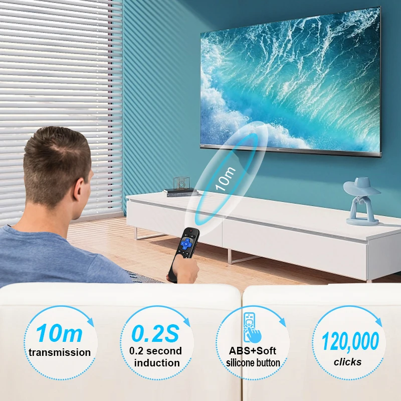 Factory Wholesale Universal TV Rokus Remote Control Compatibility for Roku Hisense LG TCL JVC ONN Philips Series Smart TVs