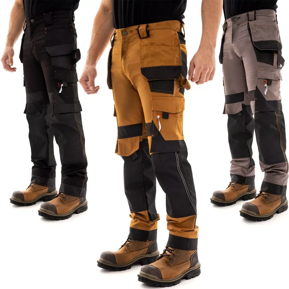 High Quality Heavy-Duty Cargo Work Pants Safety Industry Corduroy Work Wear Trousers