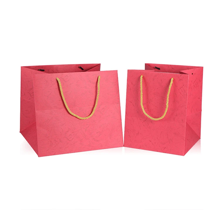 Customized logo white printed promotional paper foiled beachwear clothes packaging shopping bags with brand name