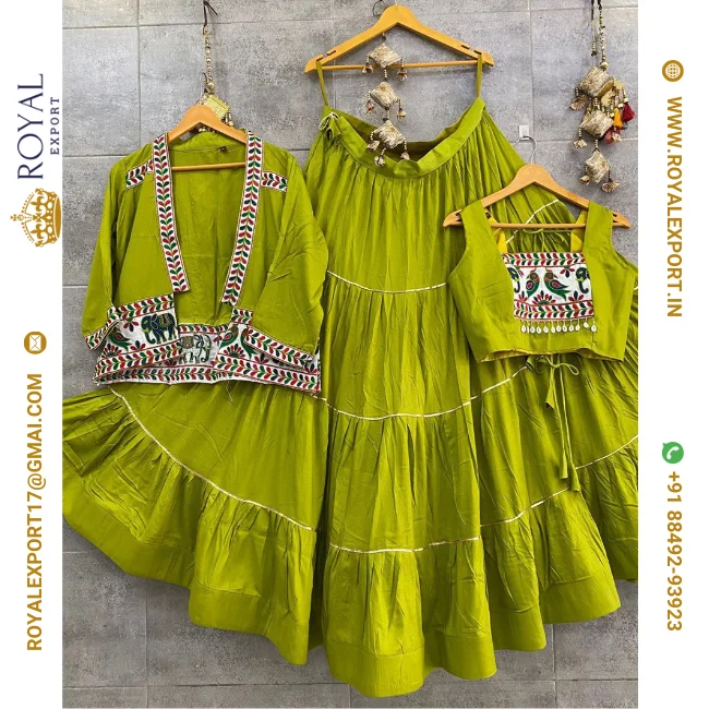 New Beautiful Design Gota Lace Lehenga Collection In Wholesale Rate By Royal Export Surat