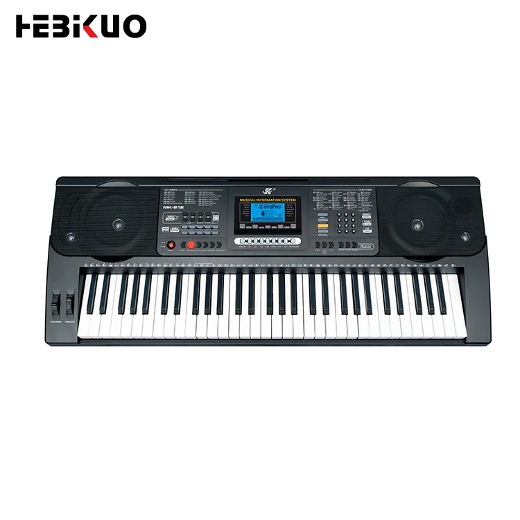 LCD Display Rhythm 128 Supplier Type Music Electronic Keyboard Portable Electrical 61 Keys Keyboard from Singapore