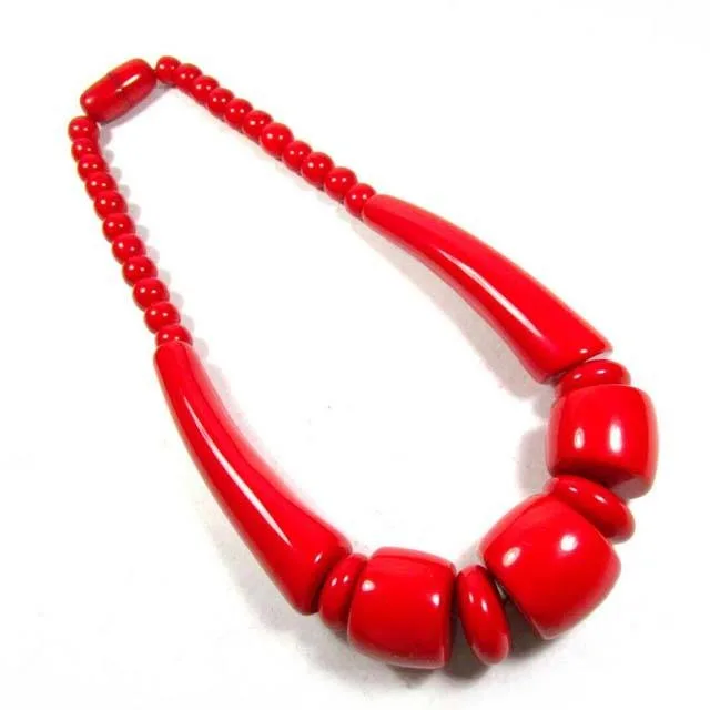 Resin Necklace Resin Link Necklace For Ladies Fashion Jewelry Handmade Necklace Charm Indian Jewelry In Wholesale Price