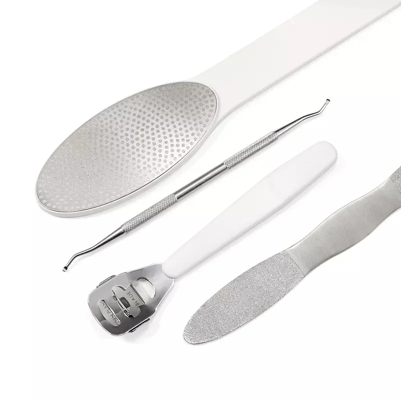 4 шт. маникюрный педикюрный набор инструментов-кукуруза мозолей бритвы электрической шлифовальной пилки для ног удаления ногтей экскаватор пилочка